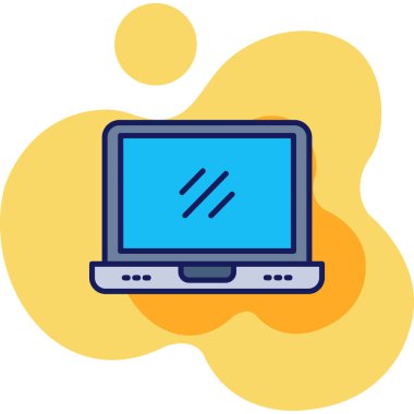 Bilgisayar bilgisayarı. Basit resimleme