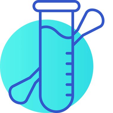 Eğitimde lab matarası test ikonu - okul - öğrenme kategorisi