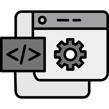 bilgisayar simgesi vektör illüstrasyonu