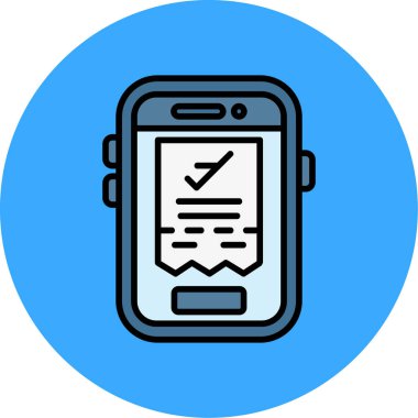 kontrol listesi simgesi vektör illüstrasyonu