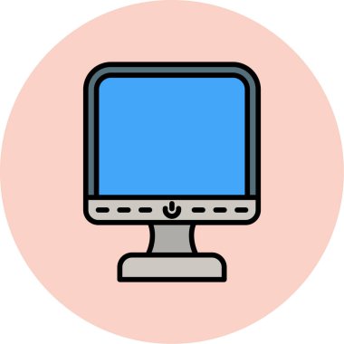 bilgisayar ekranı vektör simgesi