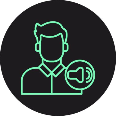 Modern simgenin vektör illüstrasyonu