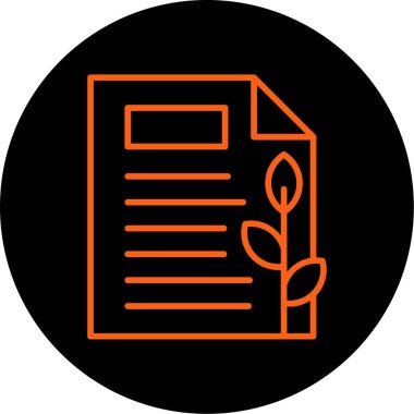 Vektör belgesi Simge illüstrasyonu