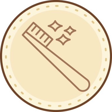 tarak ve tarak vektör çizimi