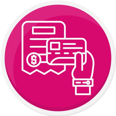 Yazıcı simgesinin vektör çizimi modern