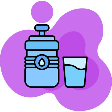 içme suyu ikonu - taslak biçiminde