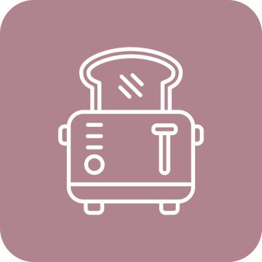 Eşsiz sıcak makine vektör simgesi