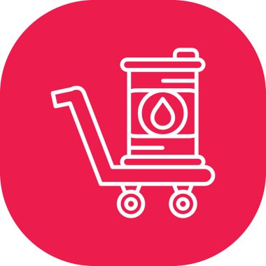 Modern simgenin vektör illüstrasyonu