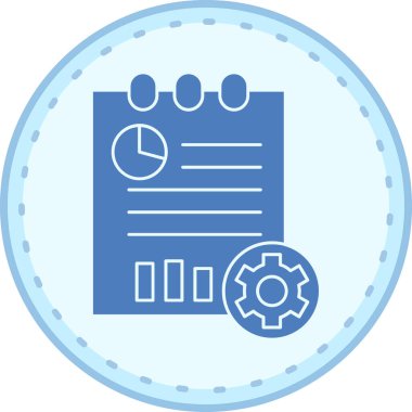 iş yönetimi simgesi vektör illüstrasyonu