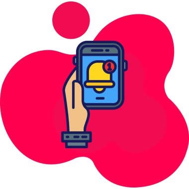 cep telefonu ikonu vektör illüstrasyonu