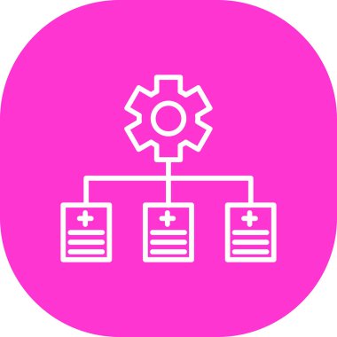 seo modern simgesinin vektör illüstrasyonu