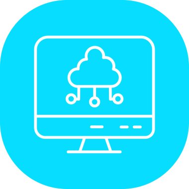 bilgisayar simgesi vektör illüstrasyonu