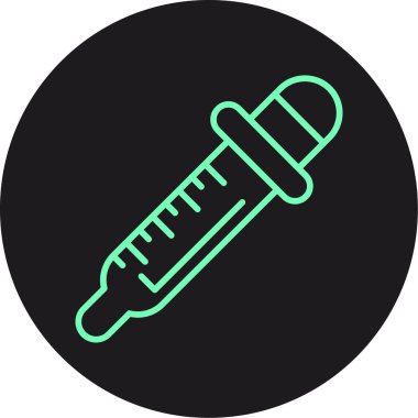 Moda biçimi izole edilmiş arkaplanda şırınga simgesi