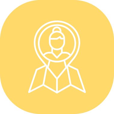 Maskeli ve şapkalı bir kişinin vektör simgesi