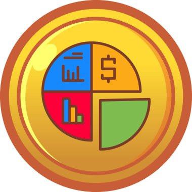 iş grafiği vektör simgesi