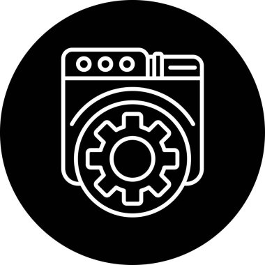 vektör temizleme makinesi web simgesi