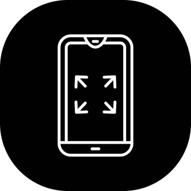 Kişisel ve ticari kullanım için vektör mobil simgesi...