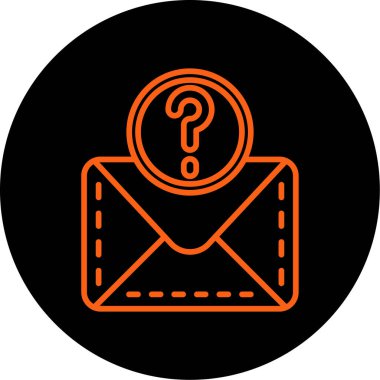 Zarf. Web simgesi basit illüstrasyon