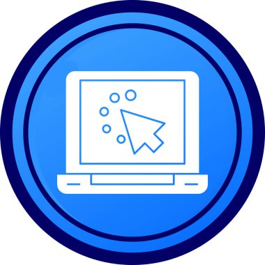 bilgisayar simgesi vektör illüstrasyonu