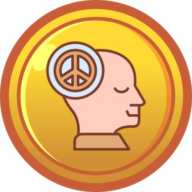 Barış simge vektör çizim