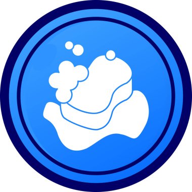 ayak izi vektörü web simgesi basit illüstrasyon