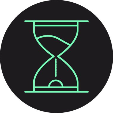 Zaman simgesi vektör illüstrasyonu