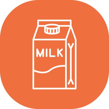 süt web simgesi basit tasarım