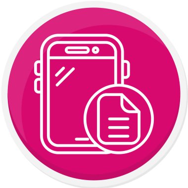 Cep telefonu. Basit resimleme