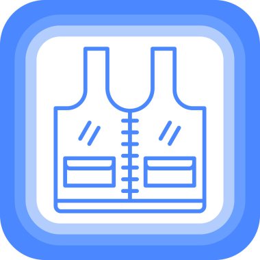 Mavi ve beyaz arkaplanın vektör çizimi