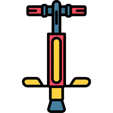 Askeri silah ikonu. Ana hatlı askeri silah vektör simgesi rengi düz izole