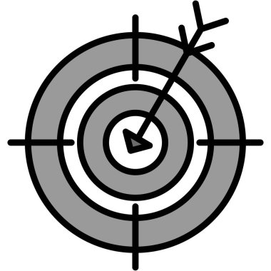 hedef hedef vektör simgesi
