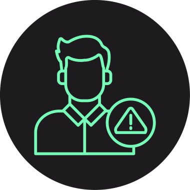 Vektör Adam Simgesi illüstrasyonu