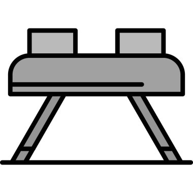 bank ikonu vektör illüstrasyonu