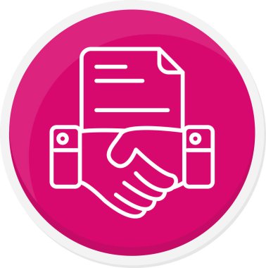 İş ve finans simgesinin vektör illüstrasyonu