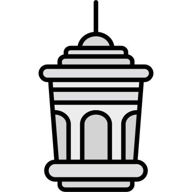 dondurma ikonu vektör illüstrasyonu