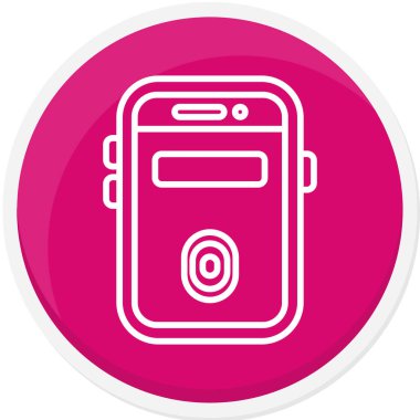 - Telefon. Web simgesi basit illüstrasyon