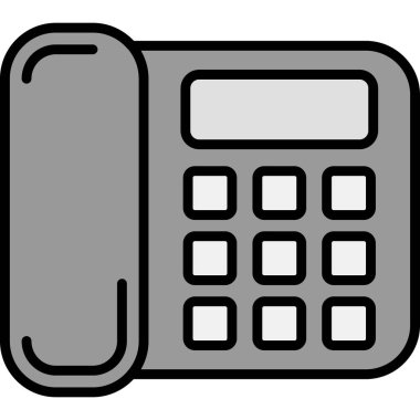 Hesap makinesi. Web simgesi basit illüstrasyon