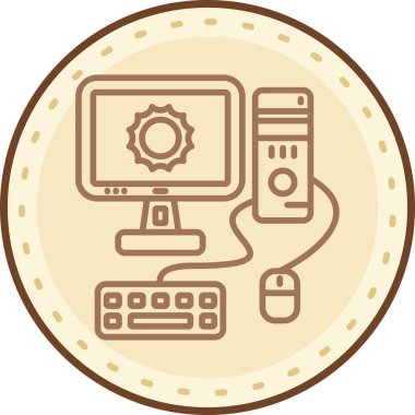 seo modern simgesinin vektör illüstrasyonu