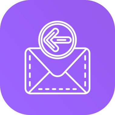 Vektör E- posta simgesi illüstrasyonu