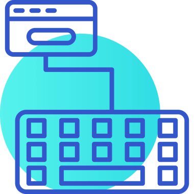 Kredi Kartı. Web simgesi basit illüstrasyon