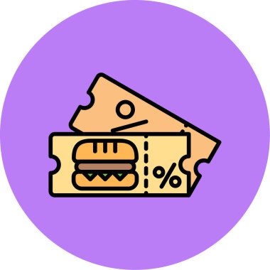 Gıda simgesinin vektör illüstrasyonu