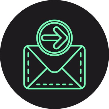 E- posta simgesi vektör illüstrasyonu