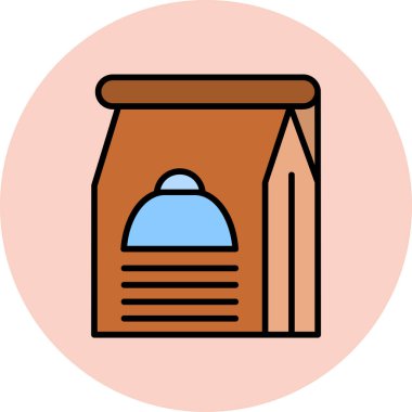 Bir binanın vektör illüstrasyonu