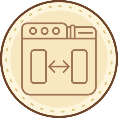 Para için. Web simgesi basit tasarım