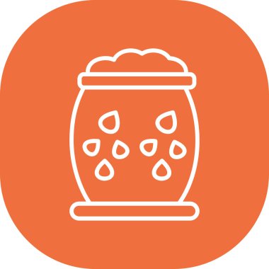 Gıda simgesinin vektör illüstrasyonu