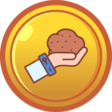 para çantası ikon vektör illüstrasyonu