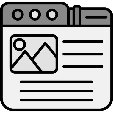 seo modern simgesinin vektör illüstrasyonu