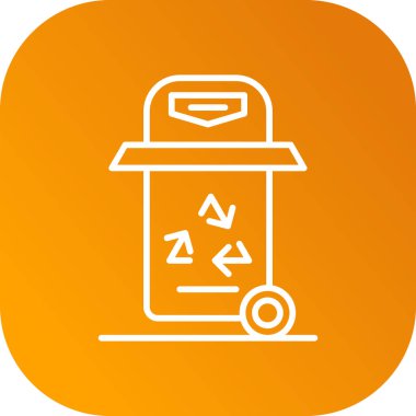 vektör geri dönüşüm kutusu illüstrasyonu