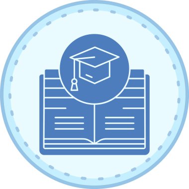 Eğitim simgesinin vektör illüstrasyonu