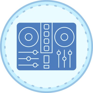 Müzik. Web simgesi basit illüstrasyon